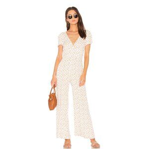 Free People Mia Peaches Wide Leg Jumpsuit